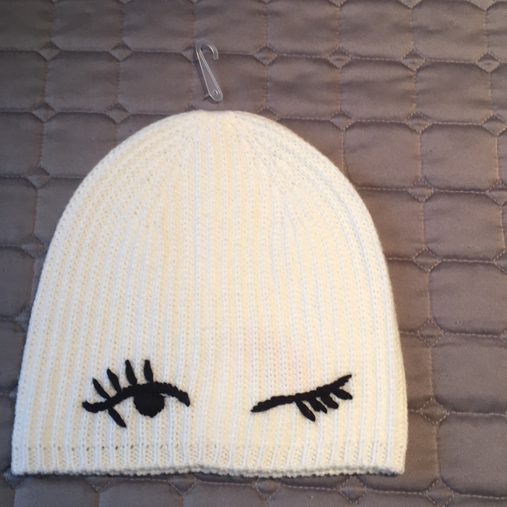 Kate Spade winking beanie